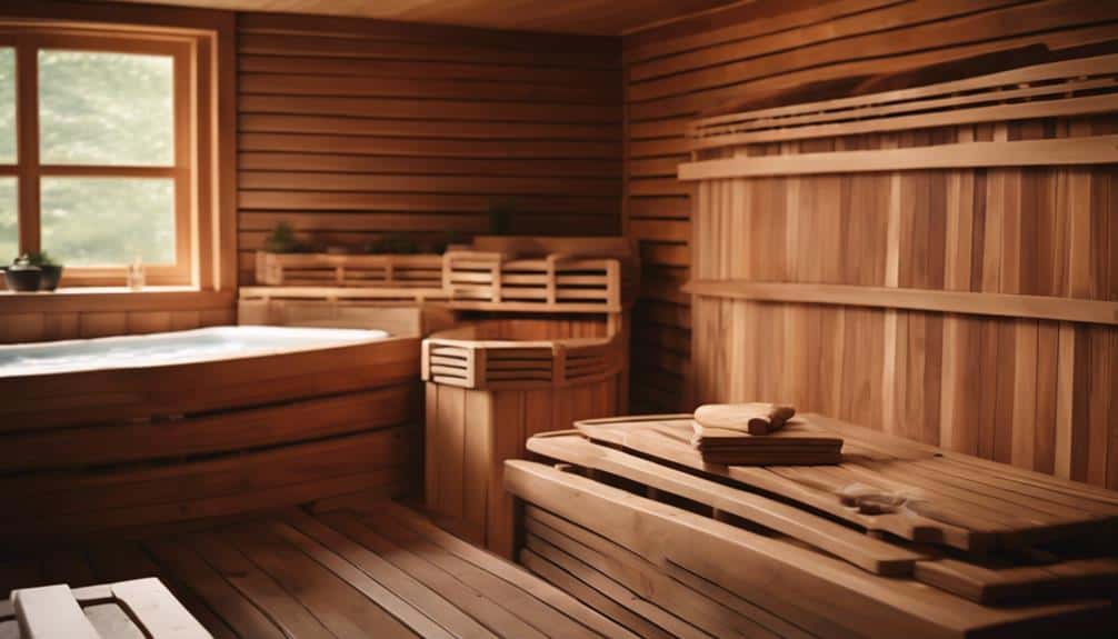 ideal wood for saunas