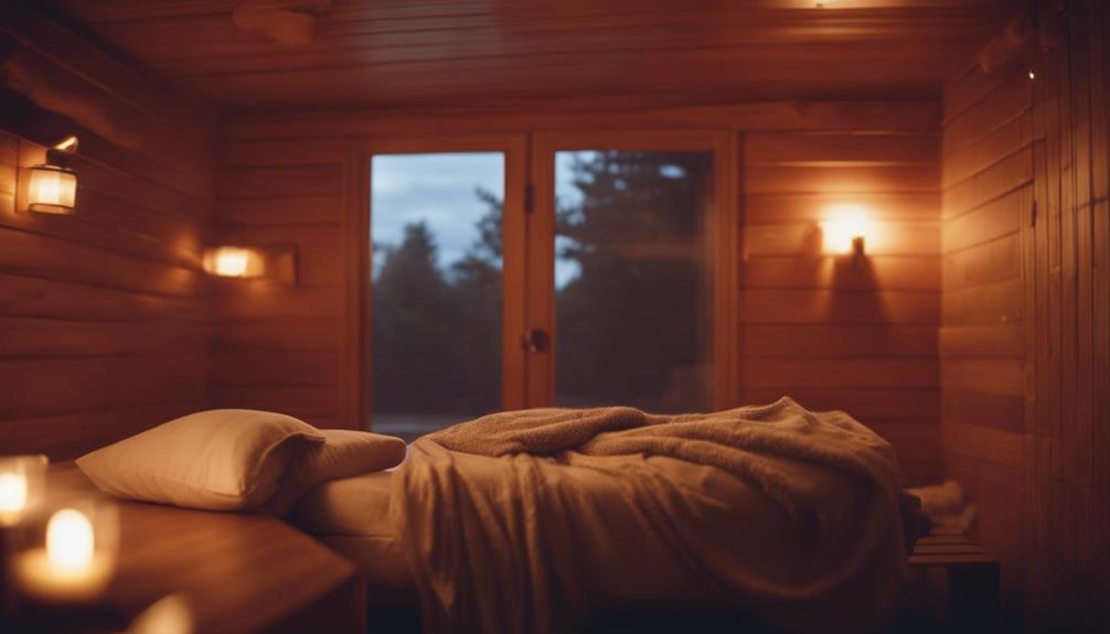 sauna for better sleep