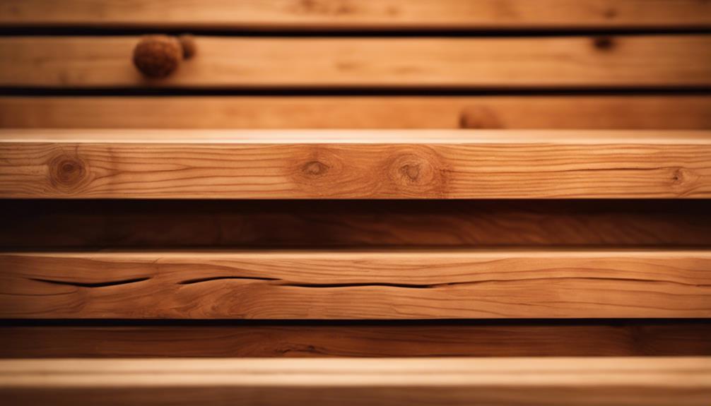 sauna wood from hemlock