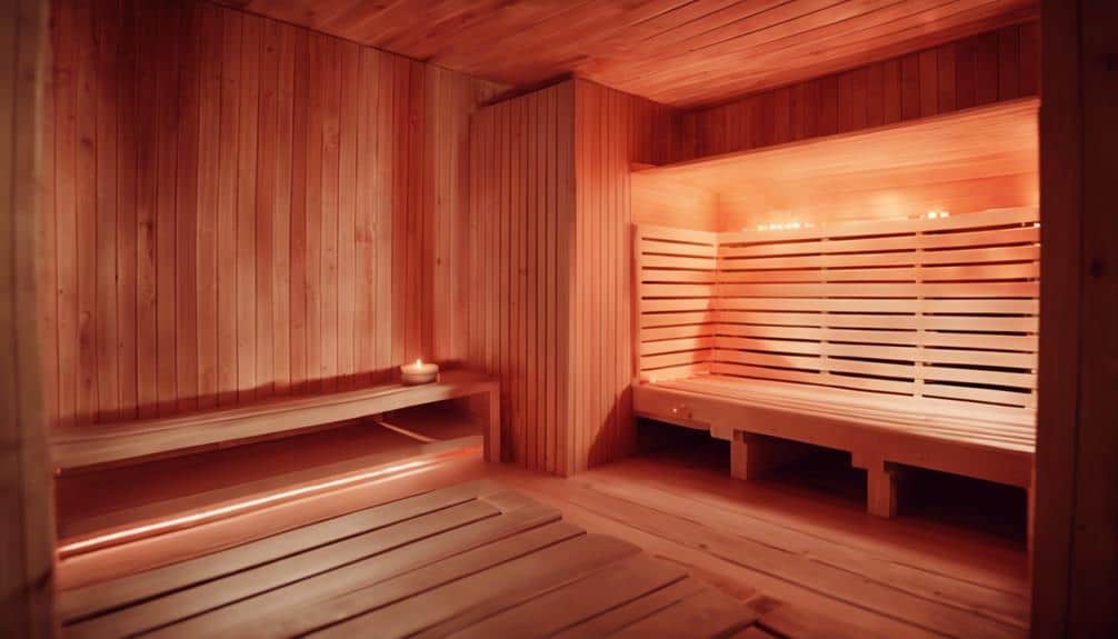 temperature in infrared saunas